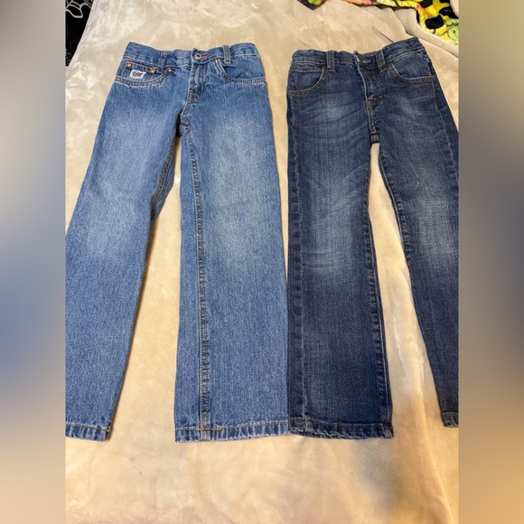 Cinch & Wrangler Retro Kids Western Blue Jeans size 6 Slim - Picture 6 of 9